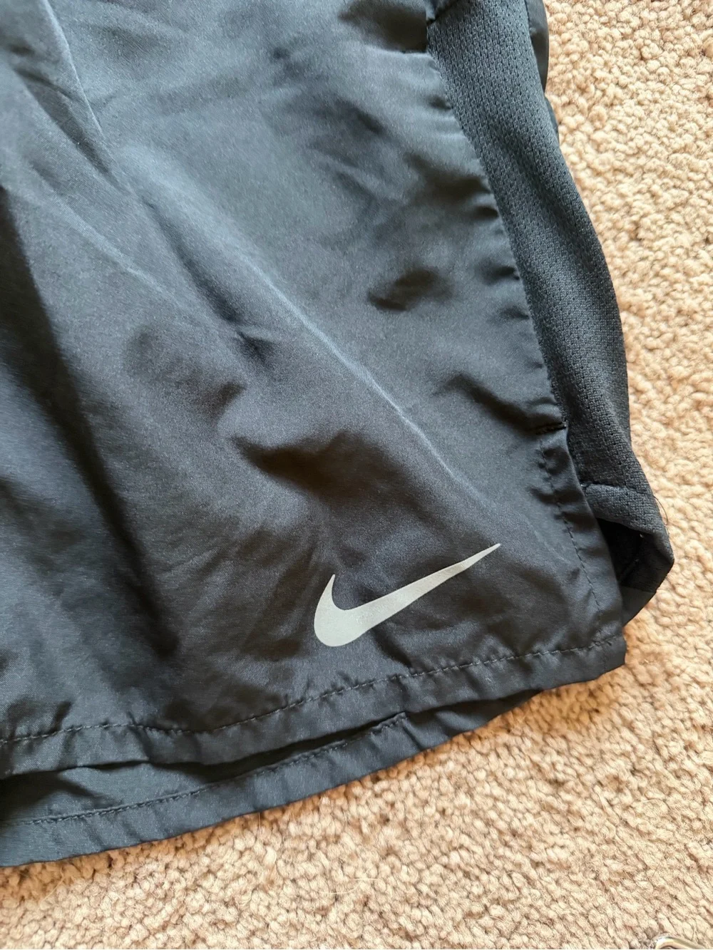 Nike Black Men's Training Shorts with Reflective Swoosh